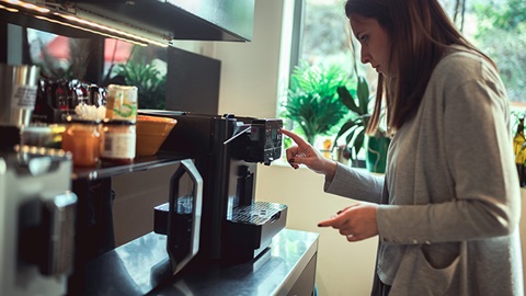 Koffie zetten met een automatische espressomachine